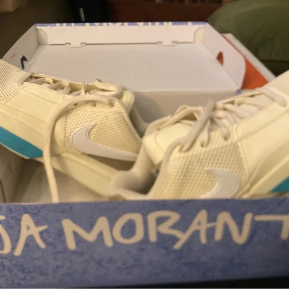 Nike Ivory and Teal Athletic Shoes Nike Dunk Low SE LA Mens Lifestyle Shoes Pale Ivory Baltic  main image 4
